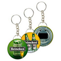 Key Chain Bottle Opener/ Custom 4 Color Lenticular Design/ Custom Images